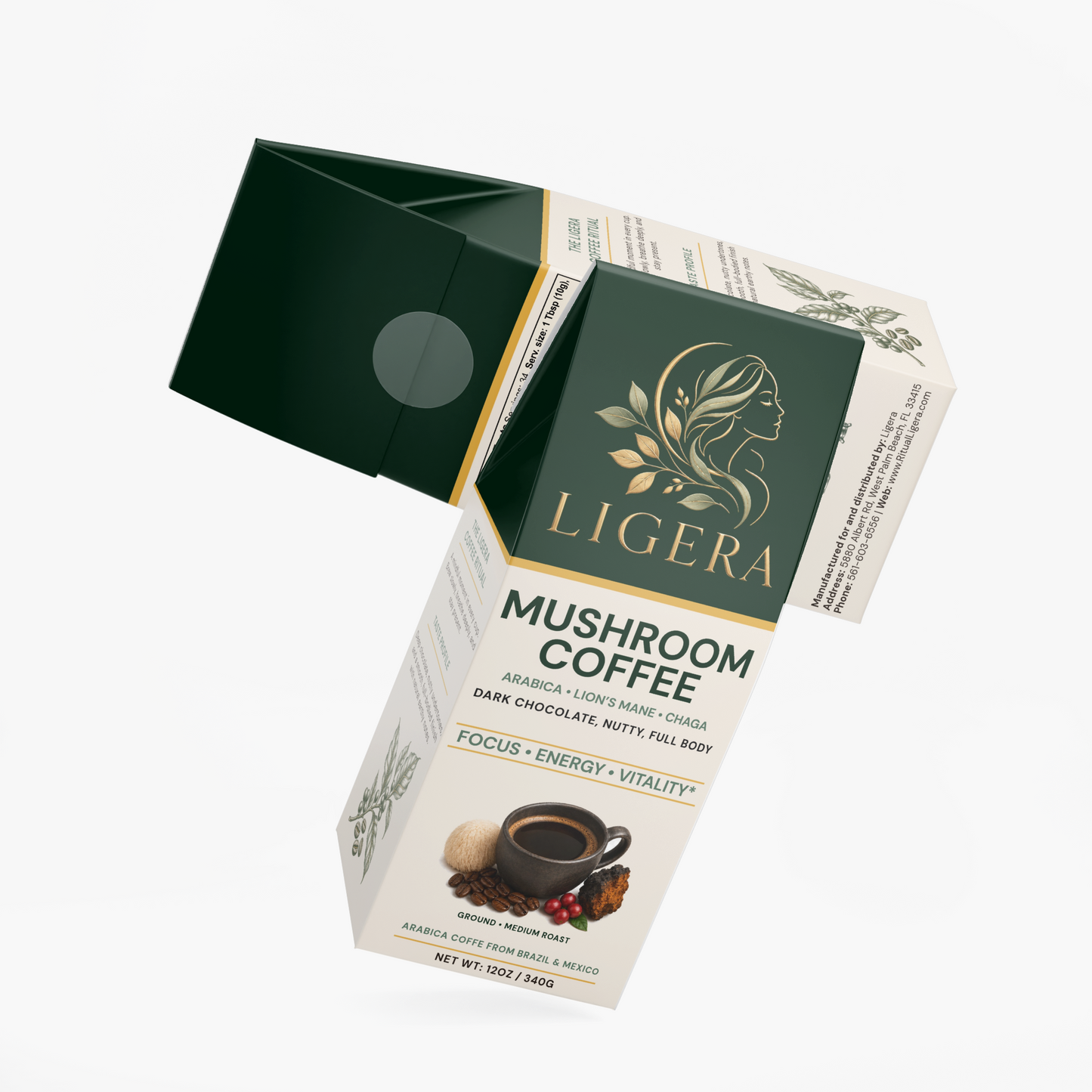 Vitality Mushroom Coffee (Medium Roast)