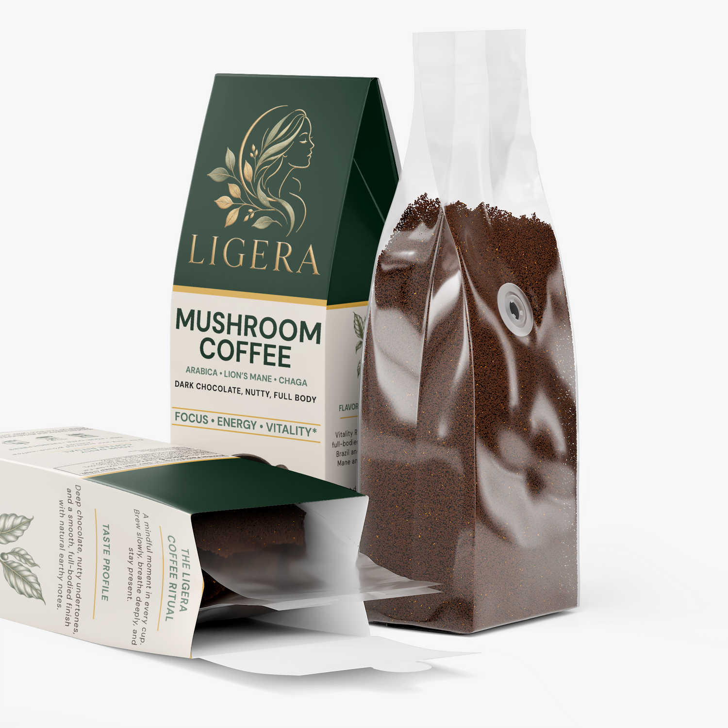 Vitality Mushroom Coffee (Medium Roast)
